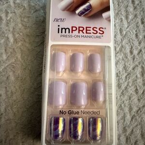 imPRESS Press-On Nails Lavender Marble